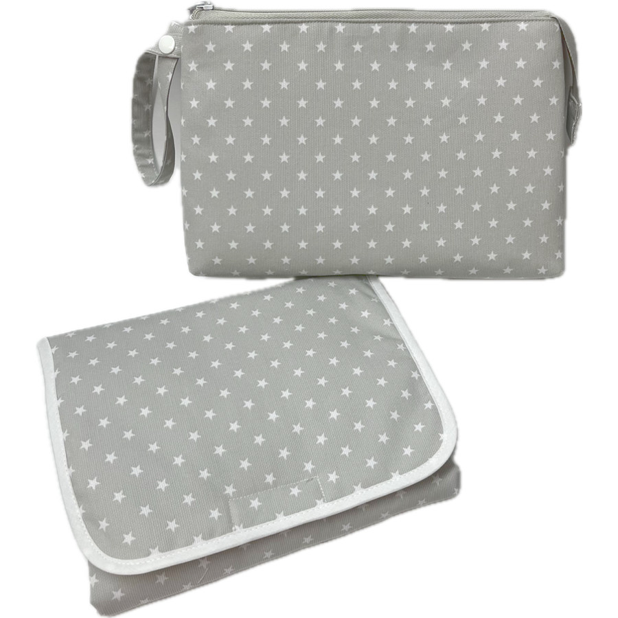 Set de bebé capa de baño, cambiador y neceser Estrellas - Imagen 5