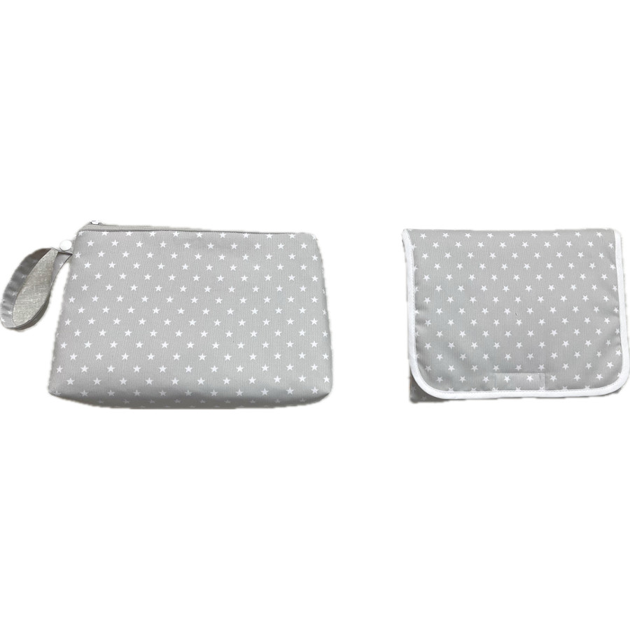 Set de bebé capa de baño, cambiador y neceser Estrellas - Imagen 4